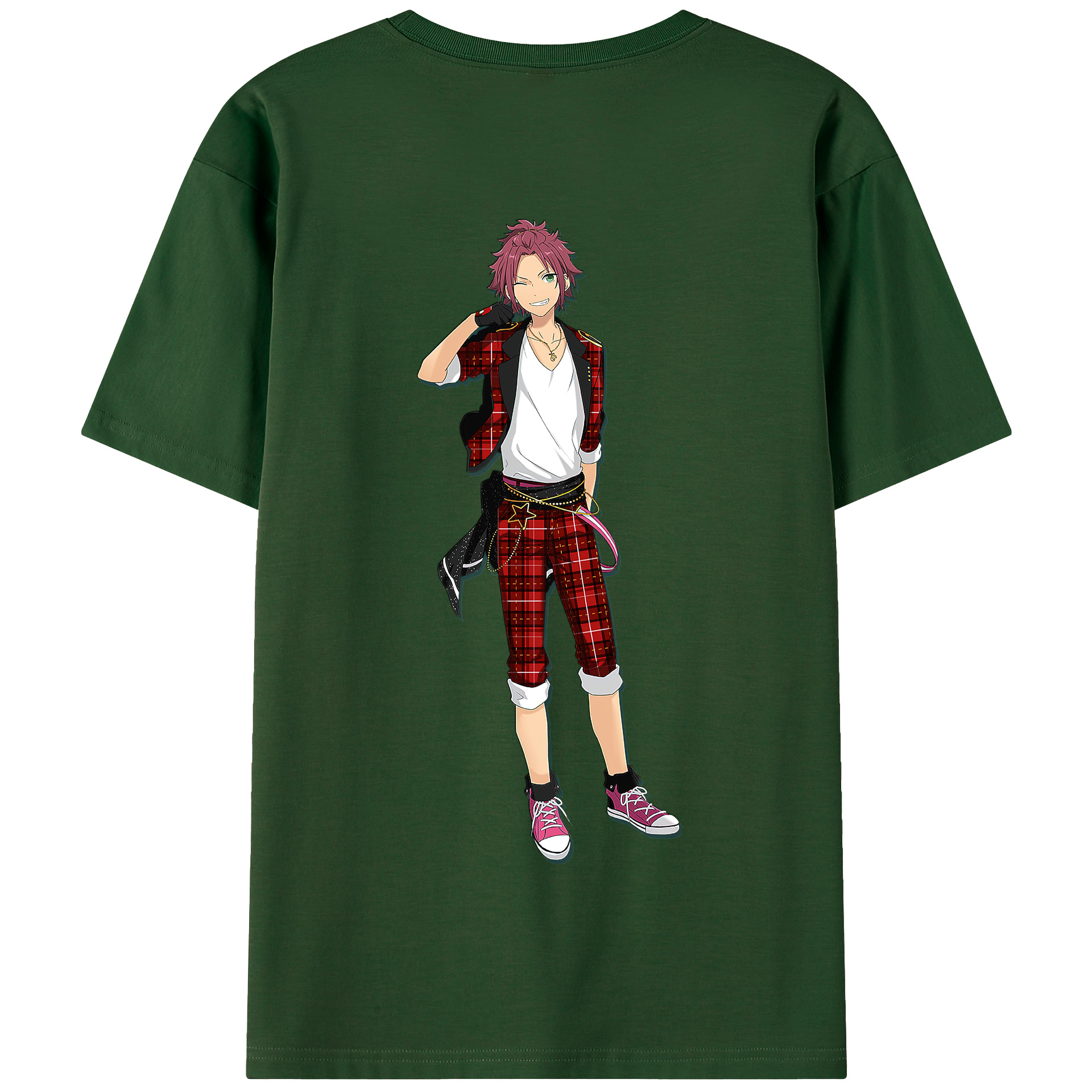 （画像用） あんさんぶるスターズ! Ensemble Stars 綿100％半袖Tシャツ（背面プリント）